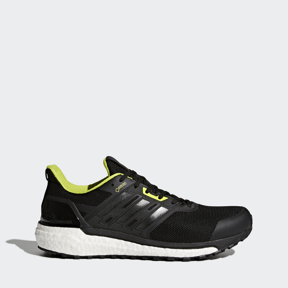 Adidas Supernova Gore-tex - παπουτσια για τρεξιμο ανδρικα - Μαυρα/Κίτρινα,Μέγεθος: EU 36 – 54 2/3 (6